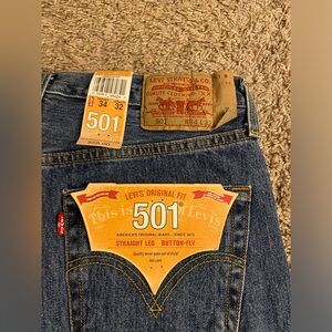 Levi's Men's Classic Indigo Straight Jeans 501